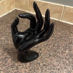 Hand Sculpture for jewelry displaying/reselling  (black or white)